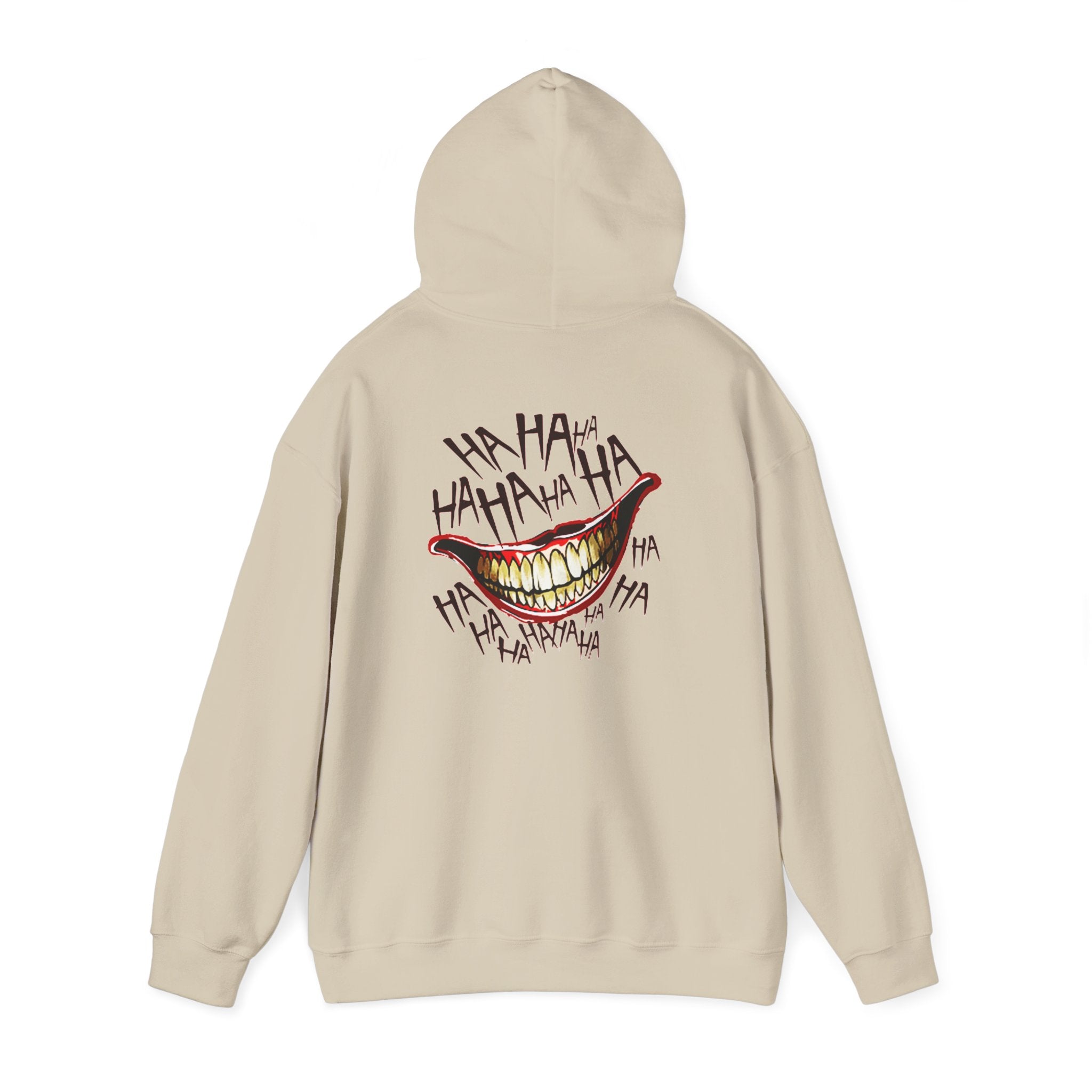 Joker Laugh Hoodie — "Ooops!" Dripping Lips Graphic Sweatshirt