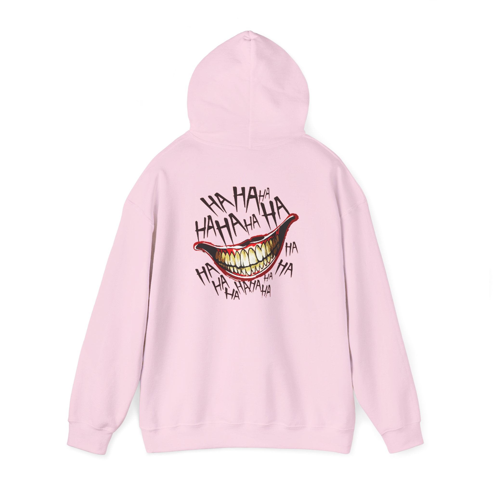Joker Laugh Hoodie — "Ooops!" Dripping Lips Graphic Sweatshirt