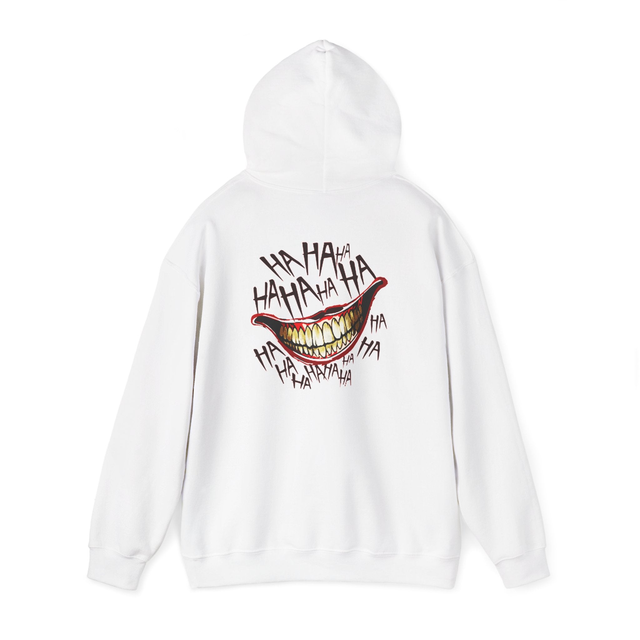 Joker Laugh Hoodie — "Ooops!" Dripping Lips Graphic Sweatshirt
